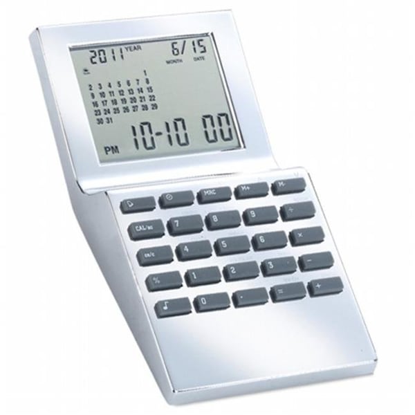 Natico Originals 10-WT1350 Wt-Alm- Calendar-Calc- Sil 10-WT1350 - main